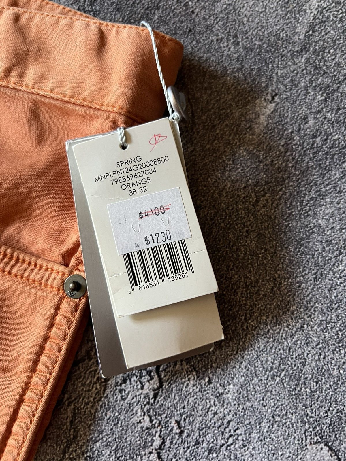 Ralph Lauren Purple Label Ralph Lauren Purple Label Orange Mens Slim Fit Pants NEW Size US 38 / EU 54 - 3 Thumbnail