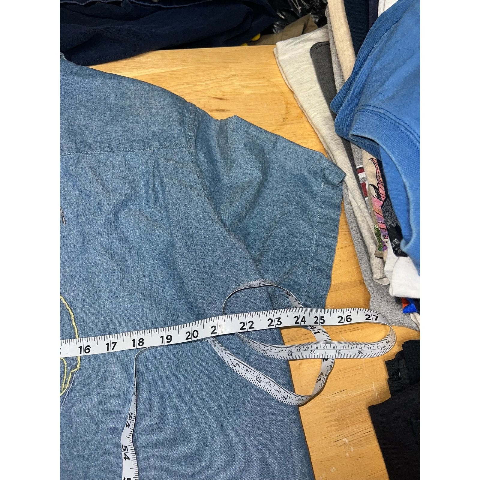 Levi's Levi's Llama Button Shirt Chambray Where I'm From Tee XL Size US XL / EU 56 / 4 - 9 Thumbnail