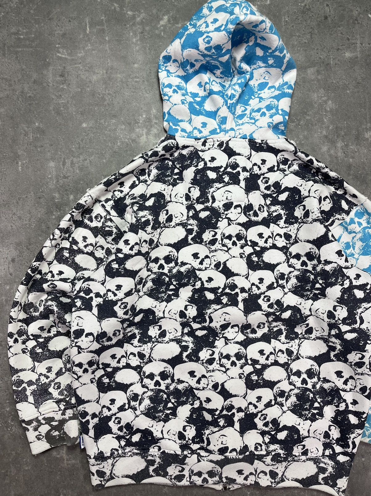 G-Unit G-Unit Rare AOP Skulls Printed Baggy Zip Hoodie XL XXL Size US XL / EU 56 / 4 - 14 Thumbnail