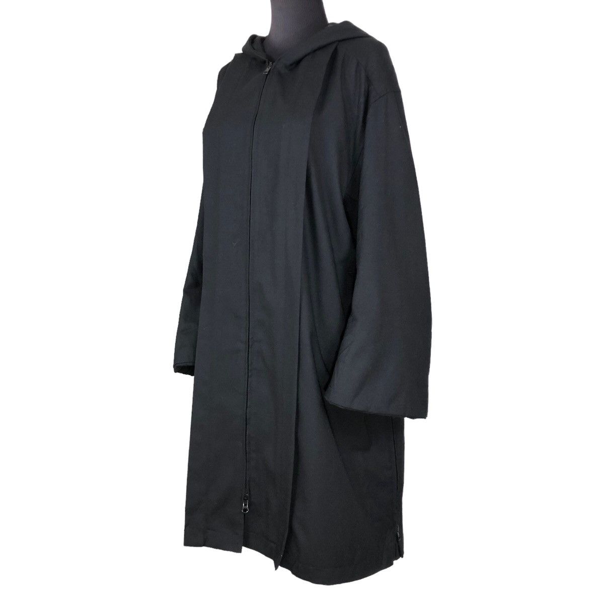 Yohji Yamamoto Vintage Yohji Yamamoto Femme 2005SS Hooded Wool Overcoat Size S / US 4 / IT 40 - 20 Thumbnail