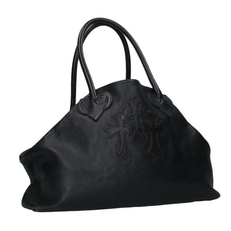 Chrome Hearts Cemetery Leather Tote Bag, Men's
