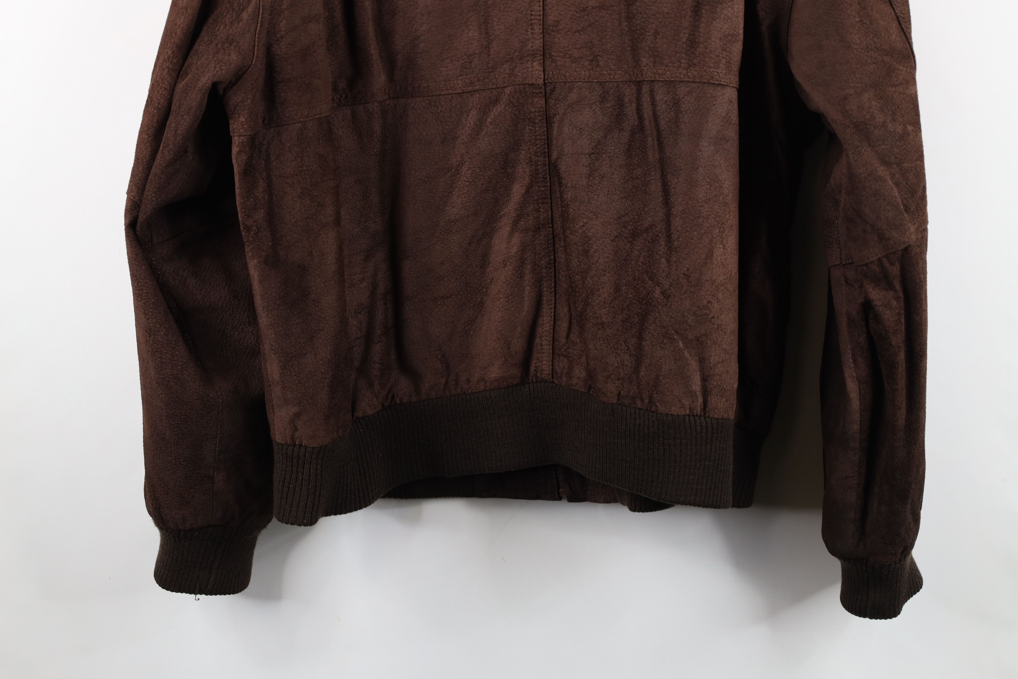 Vintage Vintage 80s 90s Streetwear Suede Leather Bomber Jacket Size XL / US 12-14 / IT 48-50 - 15 Thumbnail
