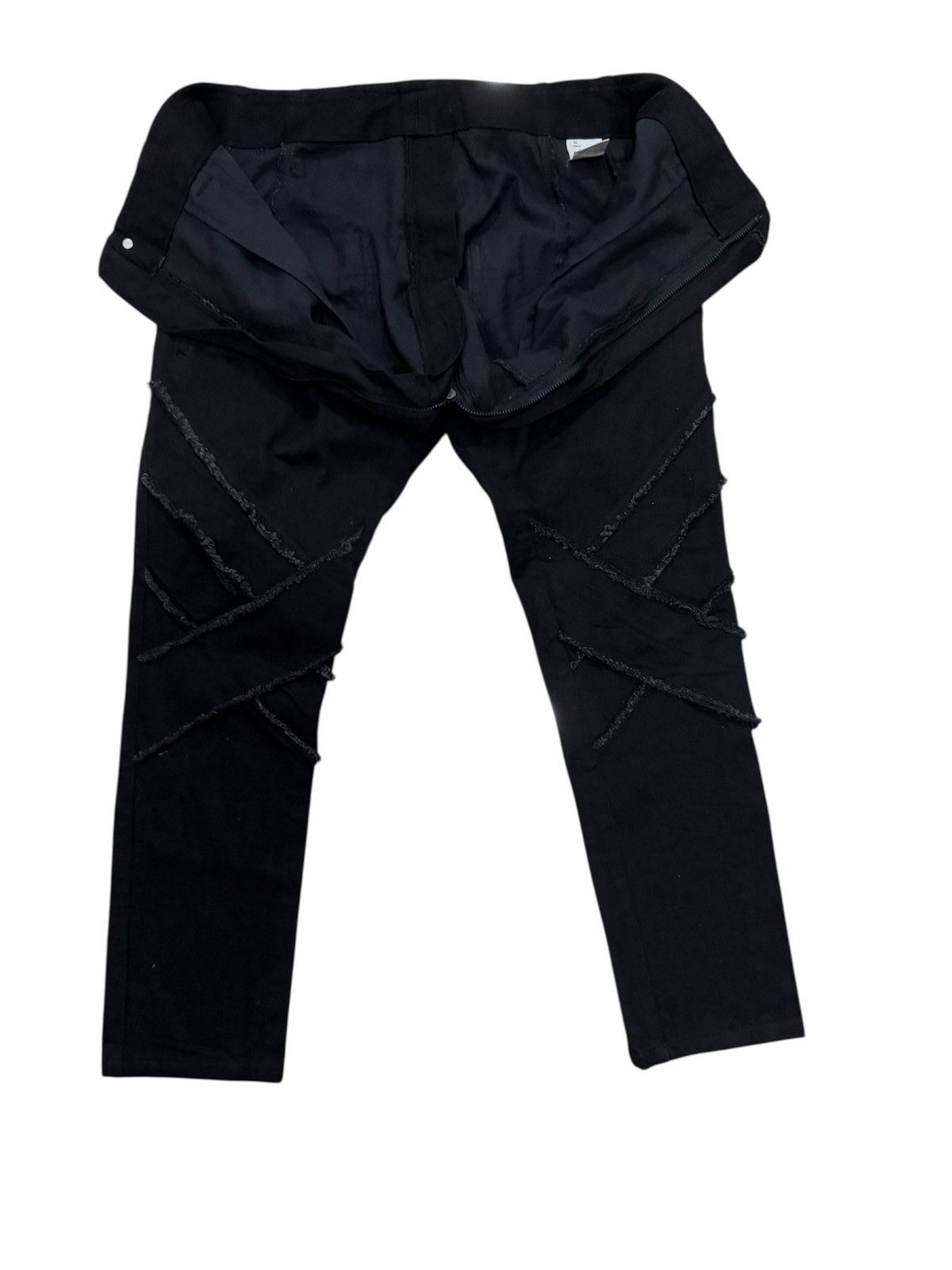 Japanese Brand × kiryuyrik JAPAN AVANT-GARDE DESIGN KIRYUYRIK BONDAGE DAMAGE PANTS Size US 30 / EU 46 - 4 Thumbnail