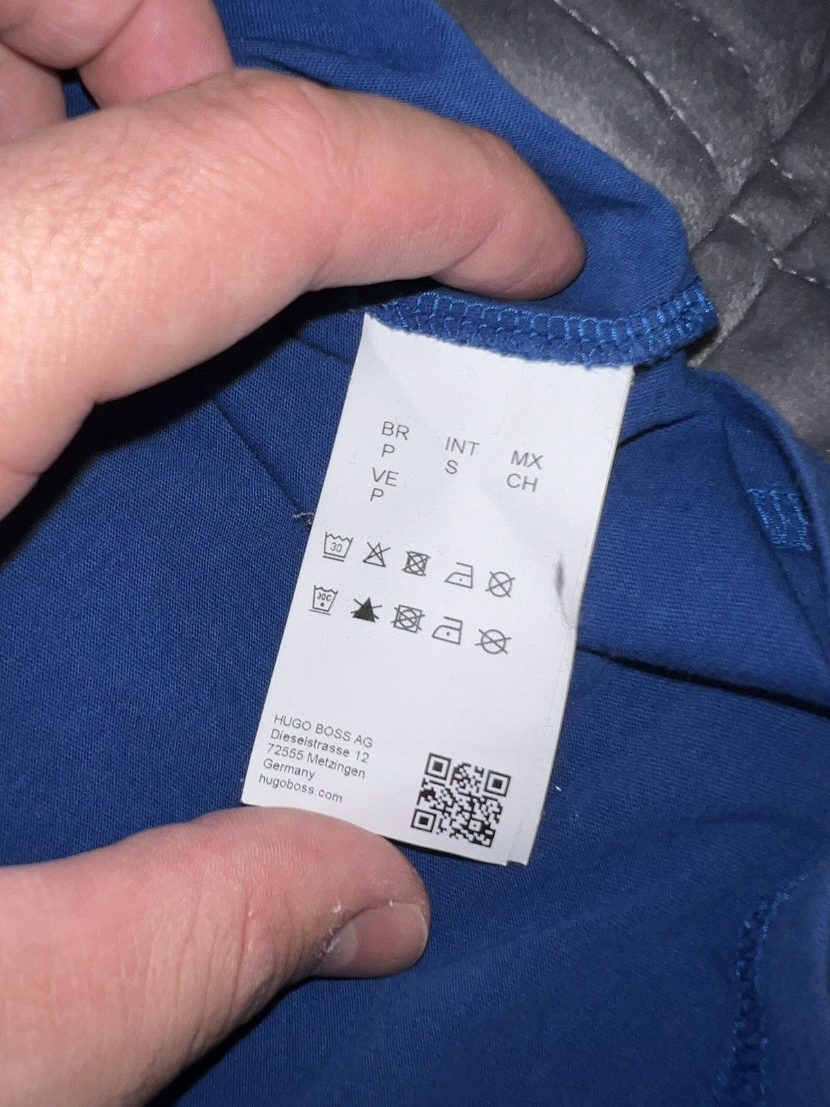 Hugo Boss Hugo Boss logo blue t-shirt Size US S / EU 44-46 / 1 - 5 Thumbnail