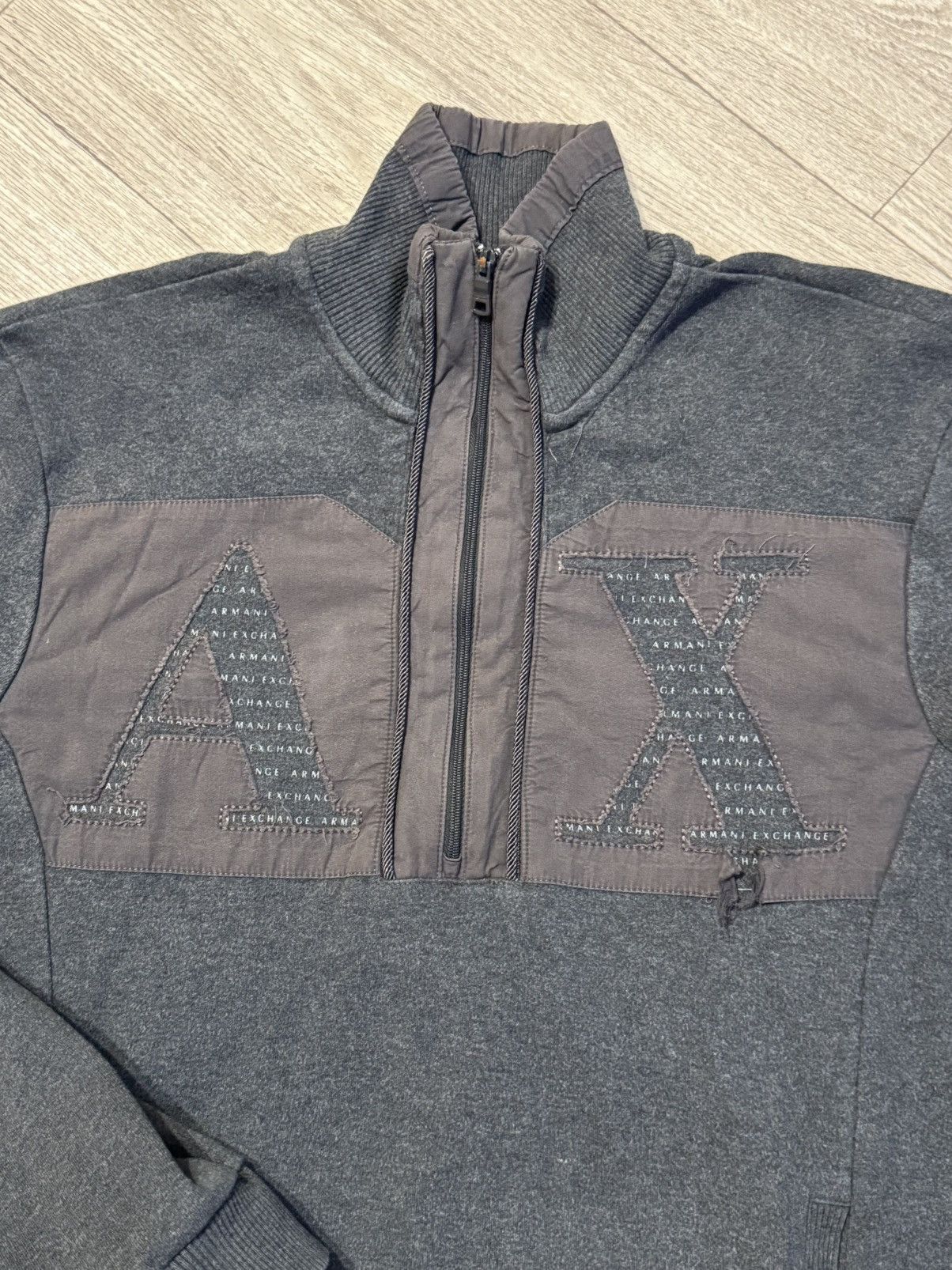 Armani Exchange 🔷Vintage Armani Exchange 1/4 Zip Sweater🔷 Size US S / EU 44-46 / 1 - 3 Thumbnail
