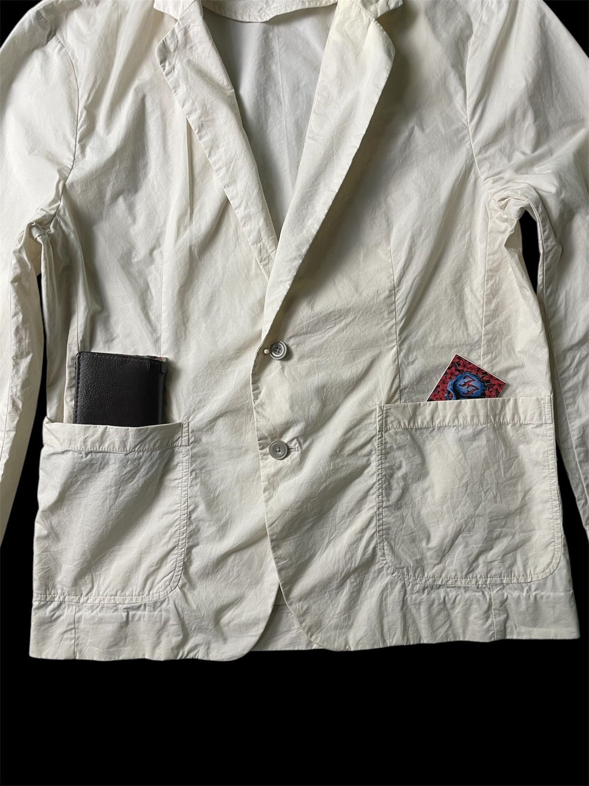 HARE × Japanese Brand HARE (Avant Garde) Lightweight Blazer : Off-White Size US M / EU 48-50 / 2 - 5 Thumbnail
