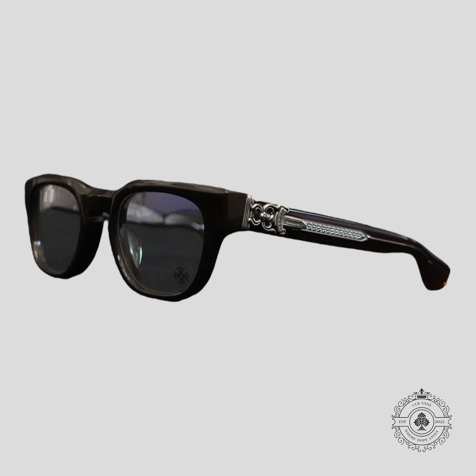 Chrome Hearts Chrome Hearts Cuntvoluted Sunglasses in Brown/Silver Size ONE SIZE - 1 Thumbnail