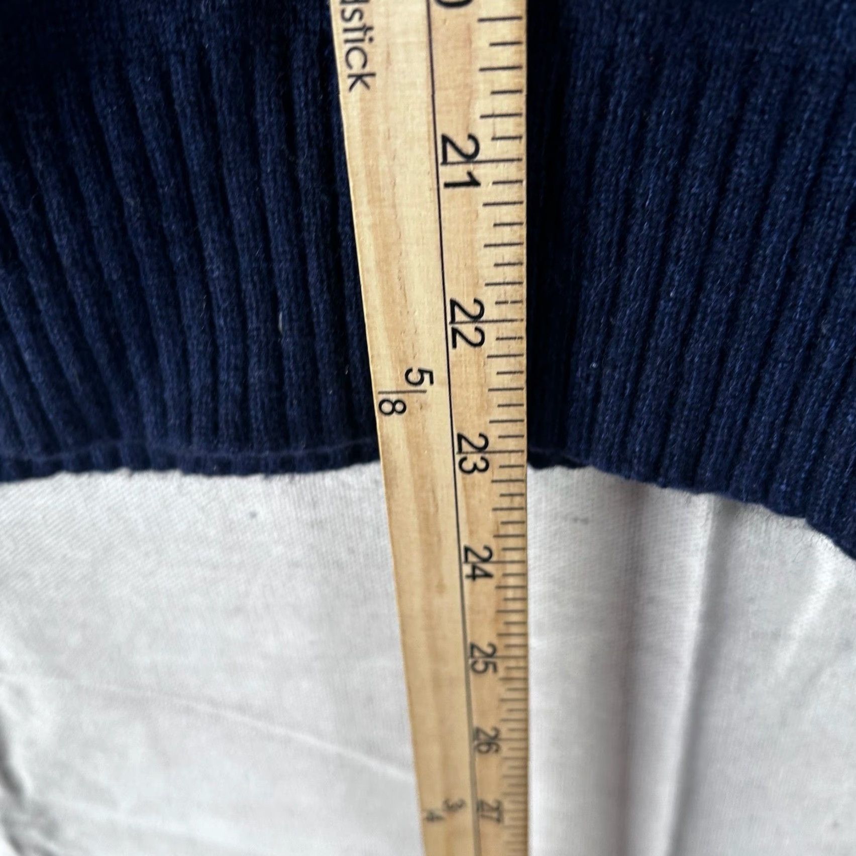 J.Crew J.Crew Mercantile Mens Navy Blue Lambswool Blend Quarter Zip Sweater Medium Size US M / EU 48-50 / 2 - 6 Thumbnail