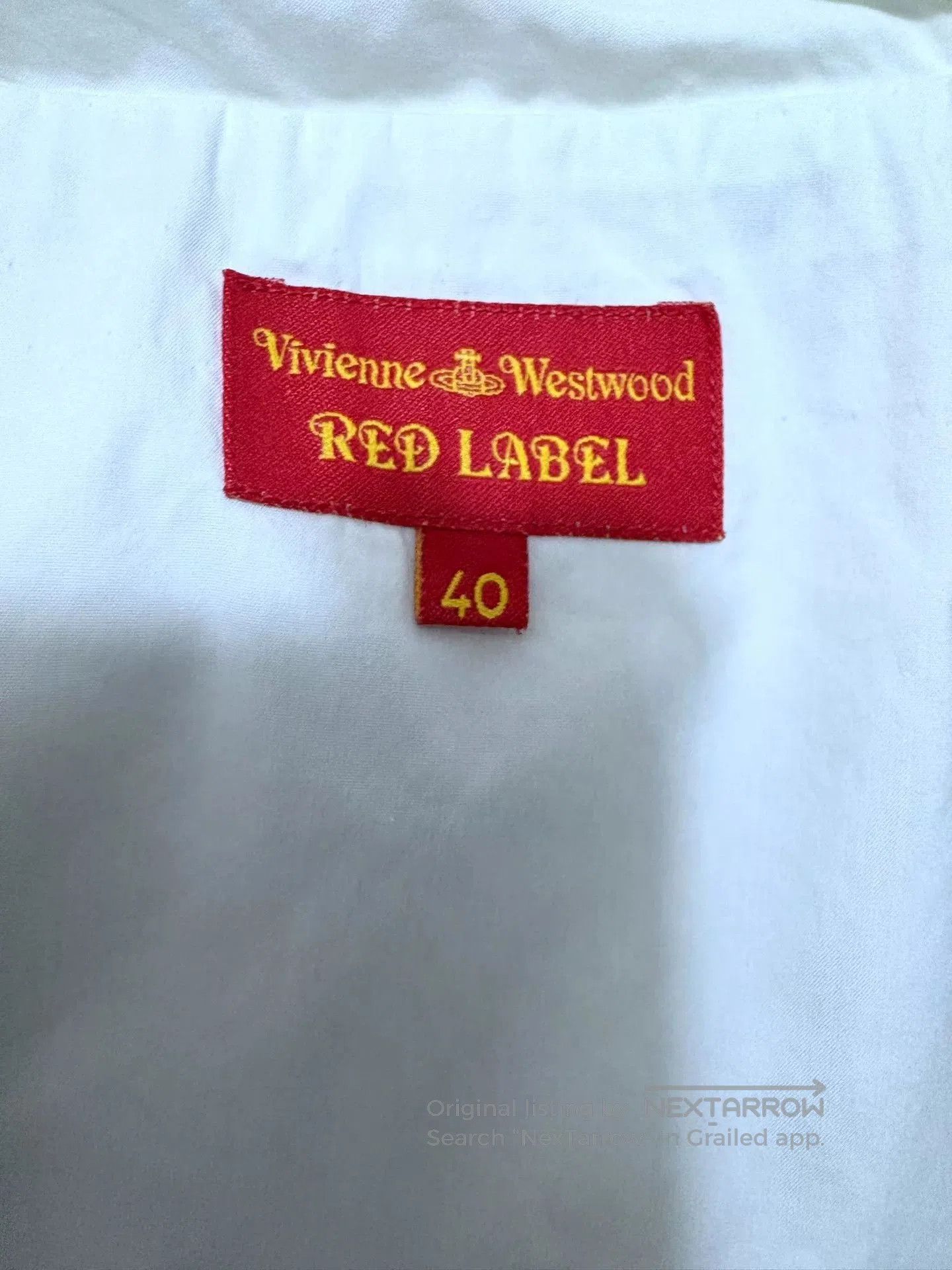 Vivienne Westwood vivienne westwood white vest top with flaws. Size M / US 6-8 / IT 42-44 - 6 Thumbnail