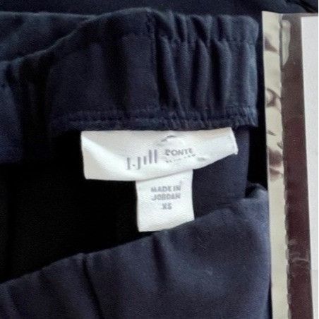 Other Navy Ankle-Length Ponte Pants XS Stretch Waistband Nylon Ble Size 24" / US 00 / IT 34 - 3 Thumbnail