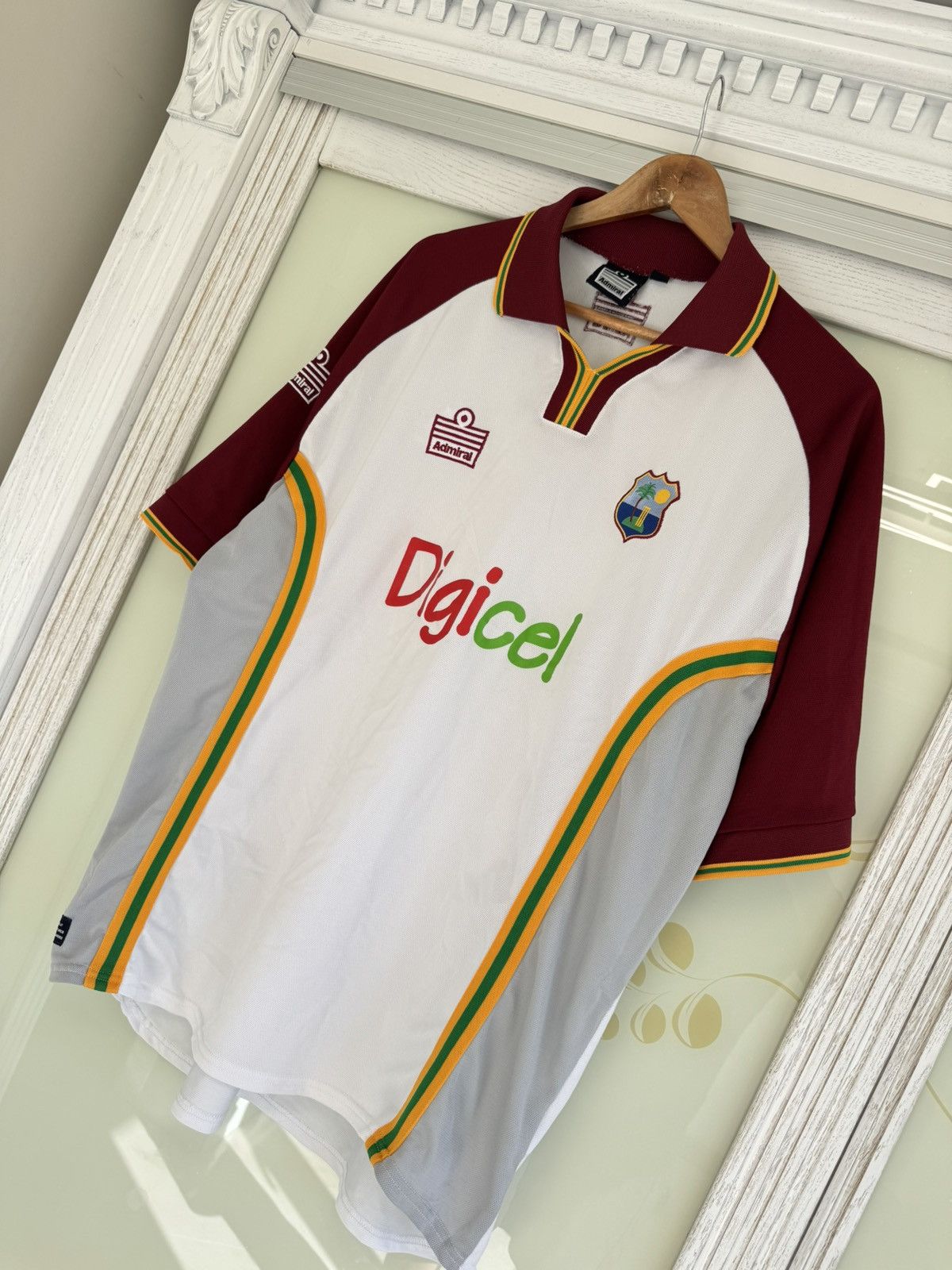 Vintage Vintage West Indies Cricket Shirt Admiral Shirt Kit Size US XXL / EU 58 / 5 - 3 Thumbnail