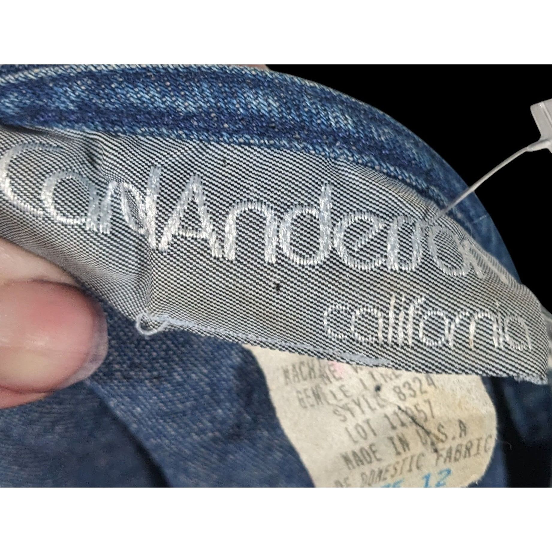 Other Vintage 90s Carol Anderson Denim Maxi Dress With Attached Ve Size XL / US 12-14 / IT 48-50 - 6 Thumbnail