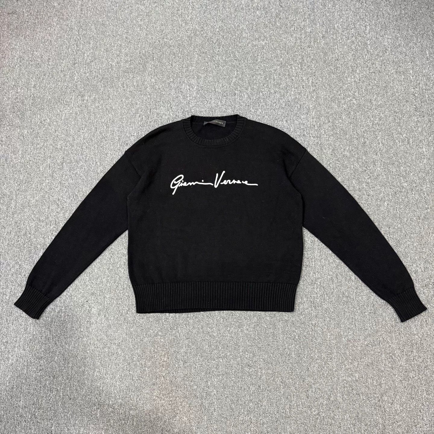 Versace Versace Black Wool Knit Sweater 42 95 New Size US XS / EU 42 / 0 - 1 Thumbnail