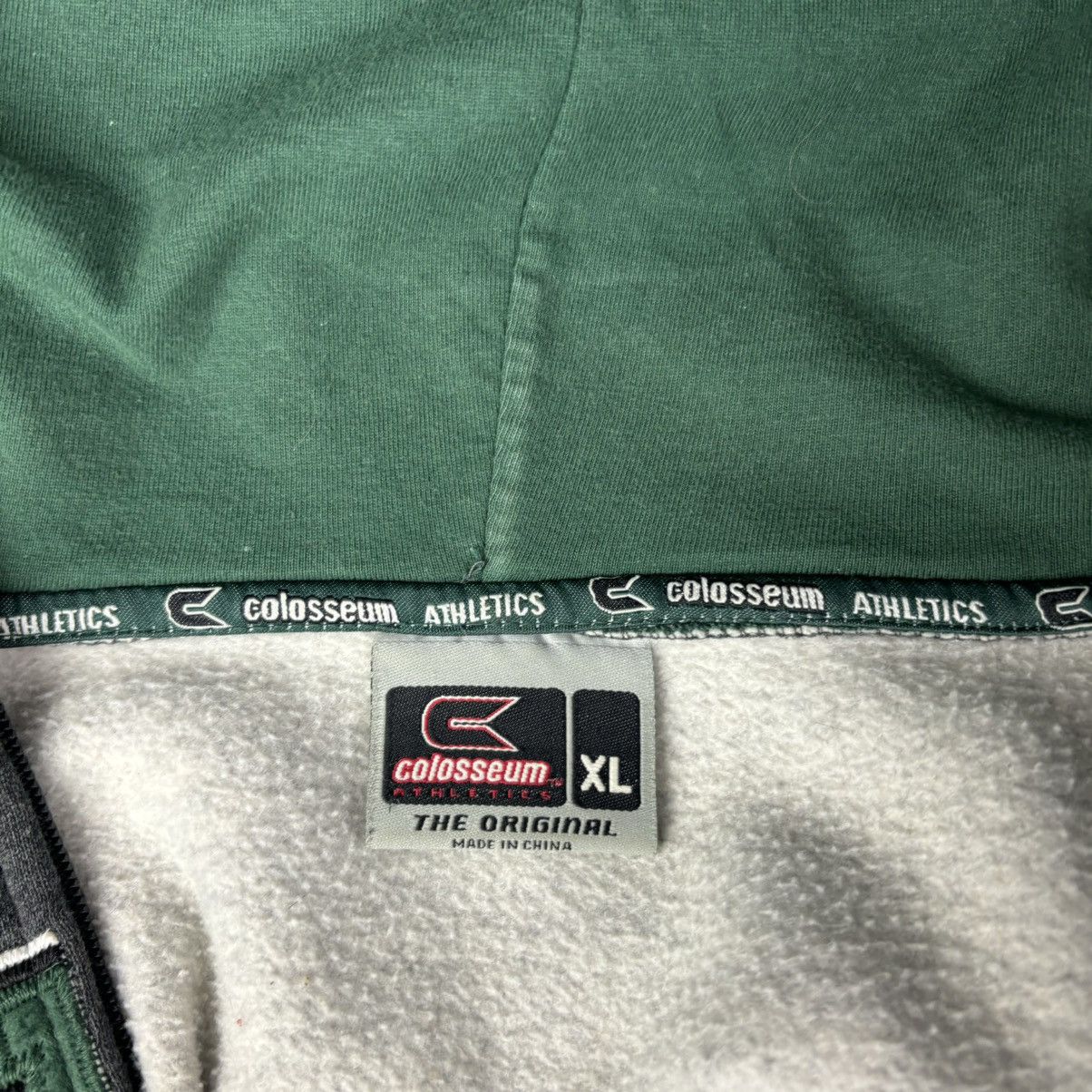 Colosseum Athletics Gray msu michigan state full zip up hooded sweatshirt Size US XL / EU 56 / 4 - 6 Thumbnail