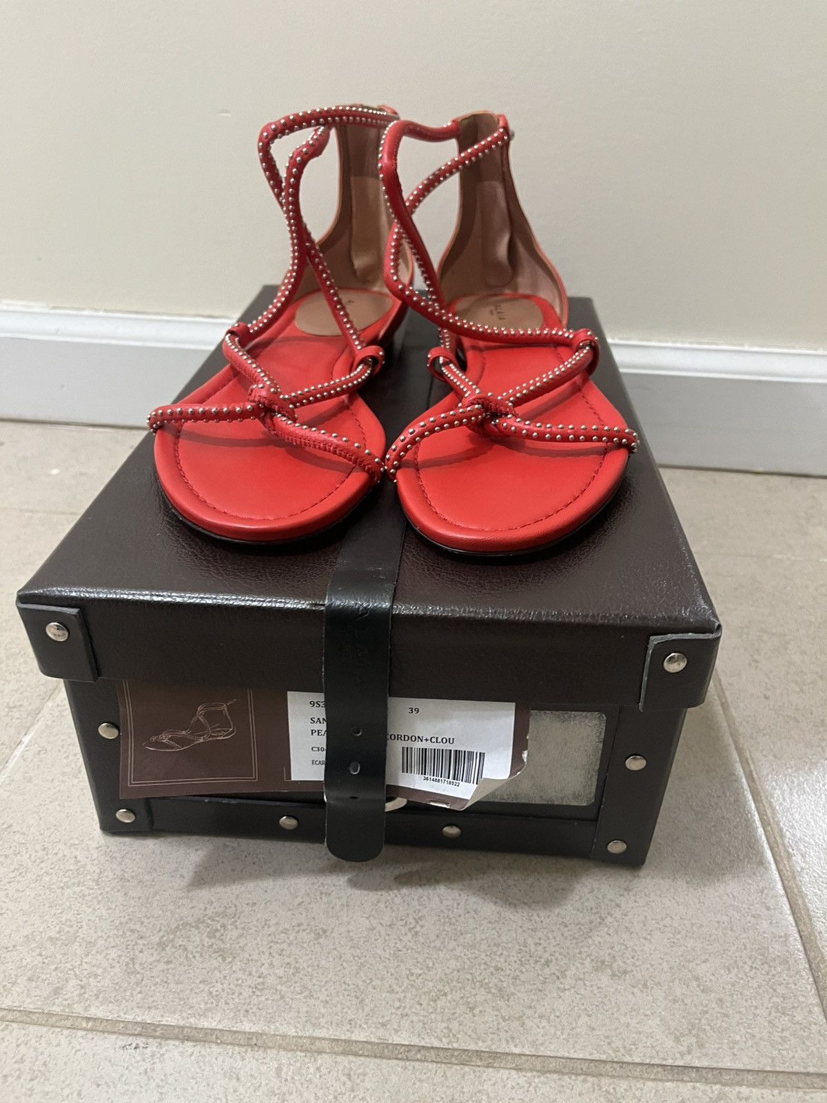 Alaia Alaia Sandals Sz 39/9us Size US 9 / IT 39 - 2 Thumbnail