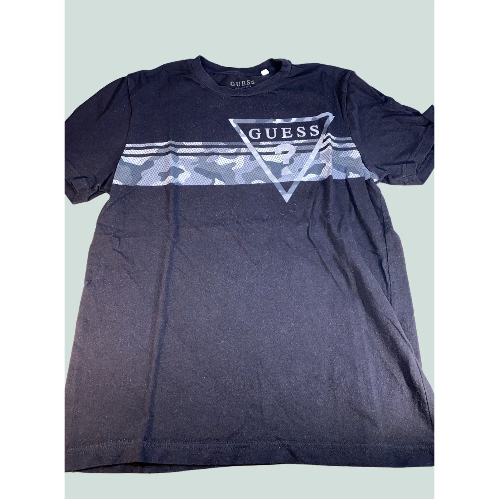 Guess VINTAGE? GUESS Shirt Mens Medium Black T-Shirt Size US M / EU 48-50 / 2 - 1 Thumbnail
