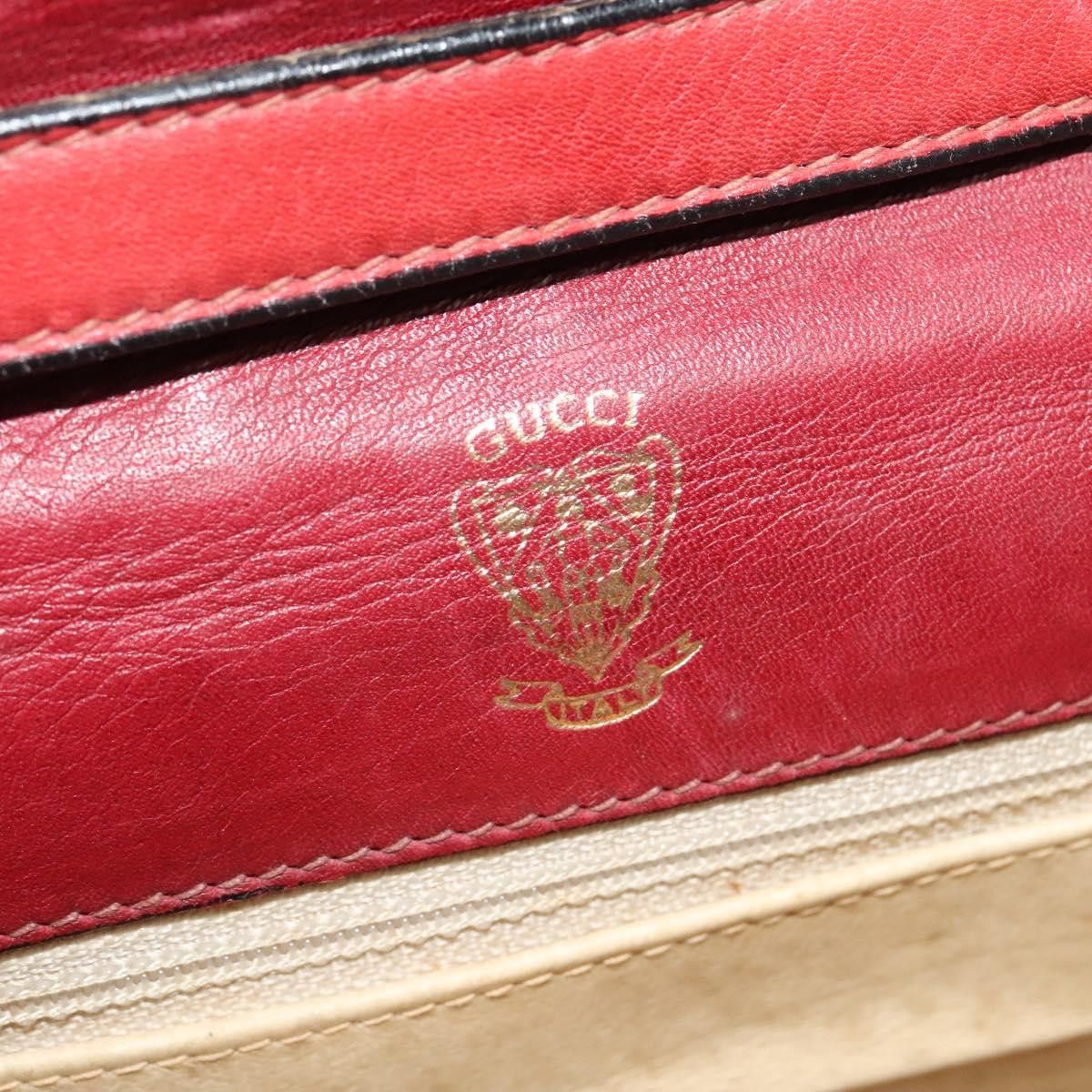 Gucci GUCCI Shoulder Bag Suede Vintage Red Gold Size ONE SIZE - 16 Thumbnail