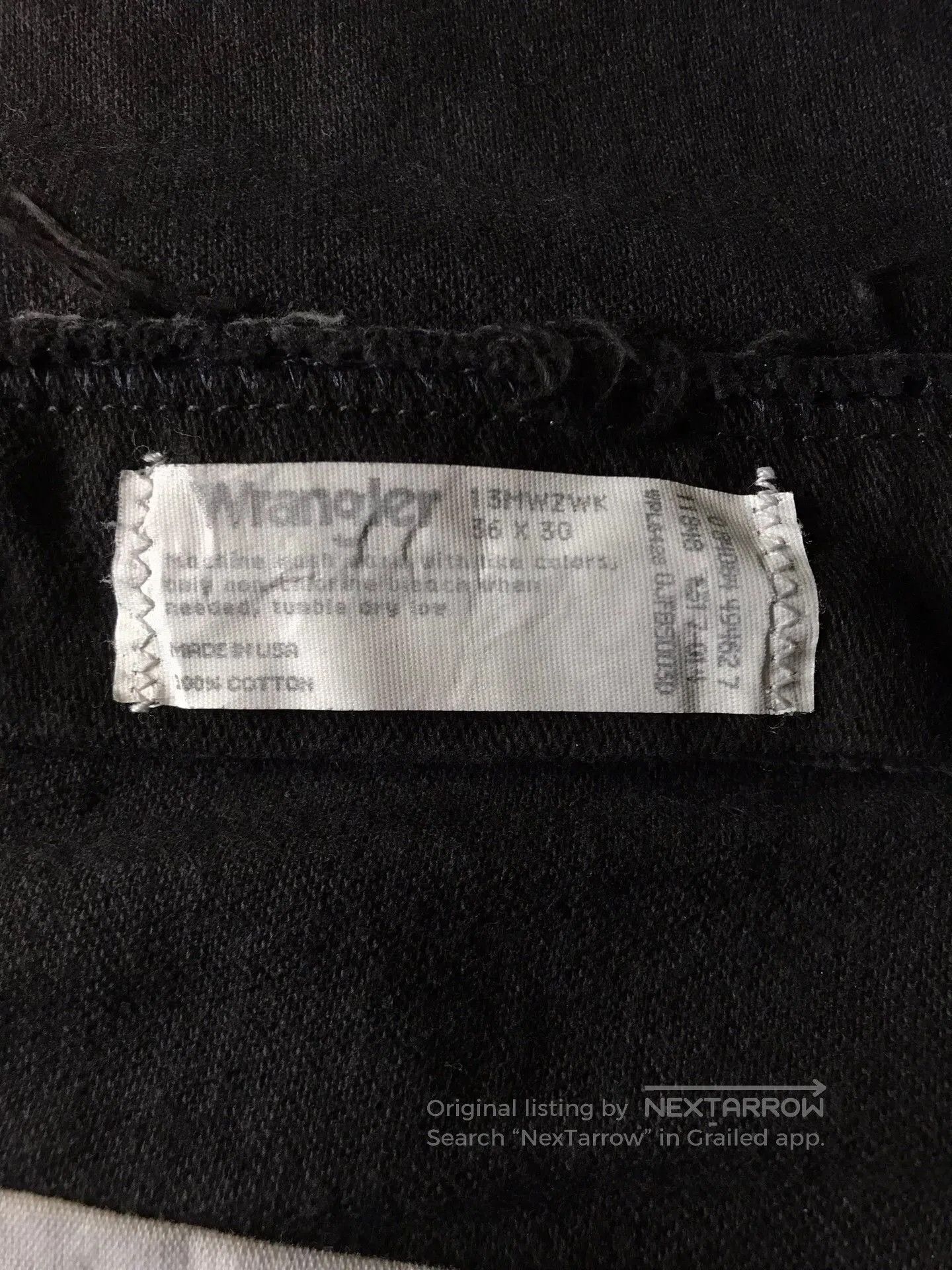 Wrangler Wrangler 13MWZ USA Jeans W36L30. Size US 36 / EU 52 - 9 Thumbnail
