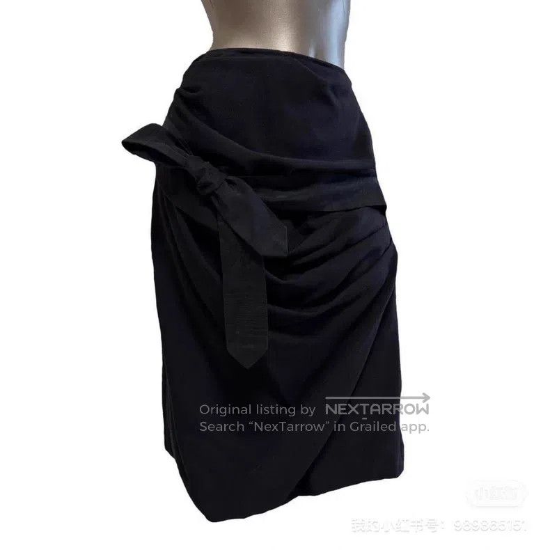 Dries Van Noten Dries Van Noten Bow Midi Skirt Size 24" / US 00 / IT 34 - 1 Thumbnail