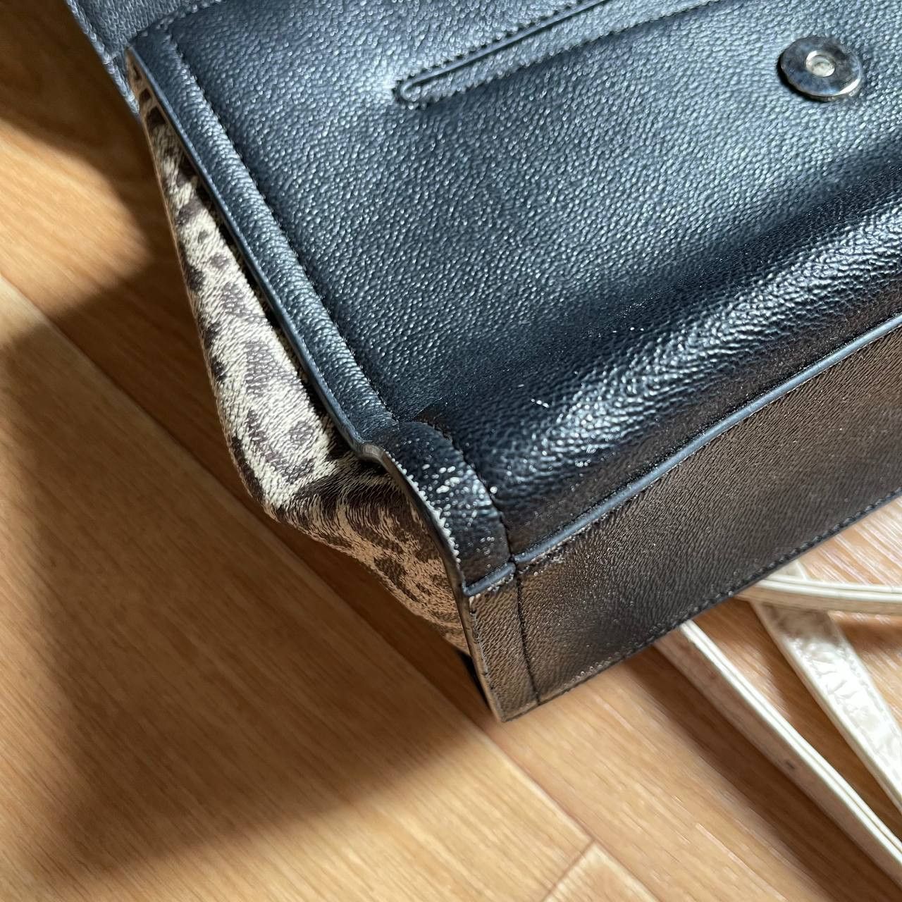 Cavalli Class × Just Cavalli × Roberto Cavalli Cavalli Class Leopard Handbag Size ONE SIZE - 13 Thumbnail