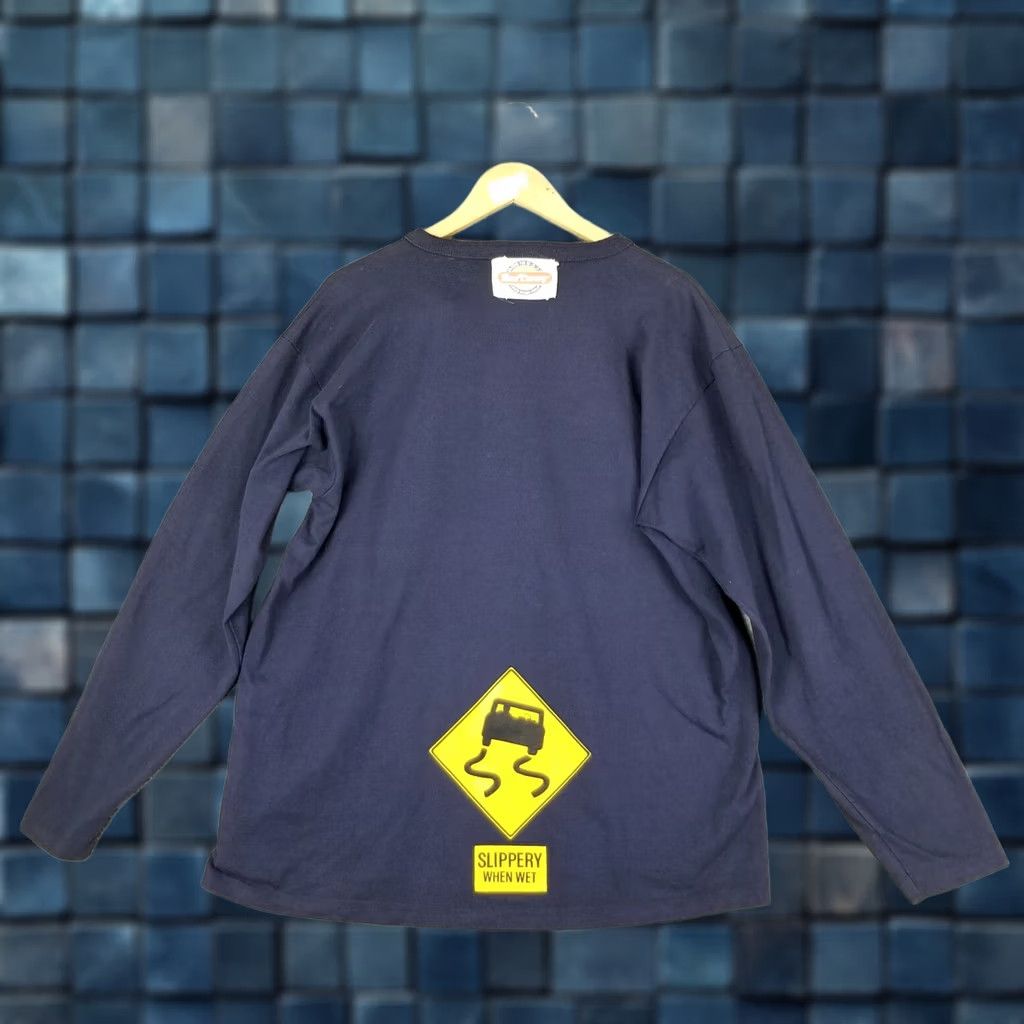 Vintage Vintage Vintage Shirt Large Blue Henley Long Sleeve Graphic Tee 50s 60s 70s 80s 90s Motorcycle Logo Mens Regular T-Shirt Cotton 100% Size US L / EU 52-54 / 3 - 1 Thumbnail