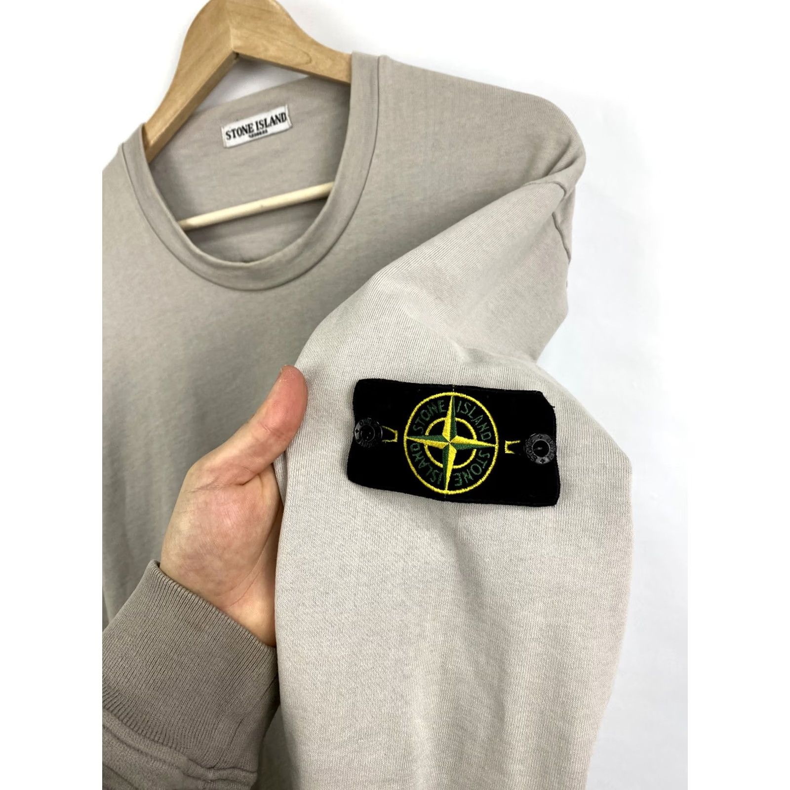 Stone Island VINTAGE Stone Island Sweatshirt Mens XL Gray 90s Rare Retro Y2K Pullover Hoodie? Size US XL / EU 56 / 4 - 4 Thumbnail