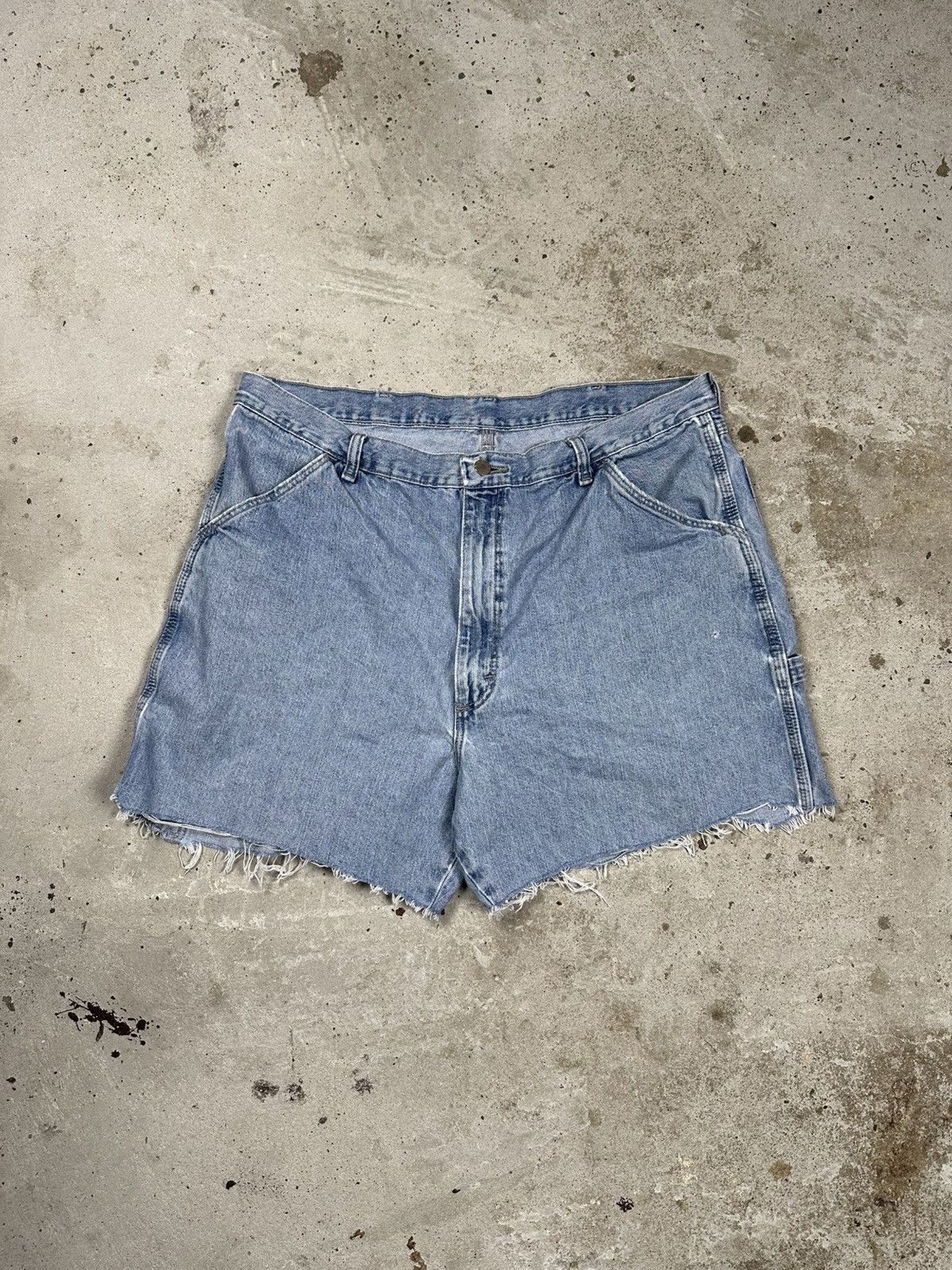 Wrangler Vintage 90s Wrangler Carpenter Distressed Denim Jeans Jorts Size US 36 / EU 52 - 2 Thumbnail
