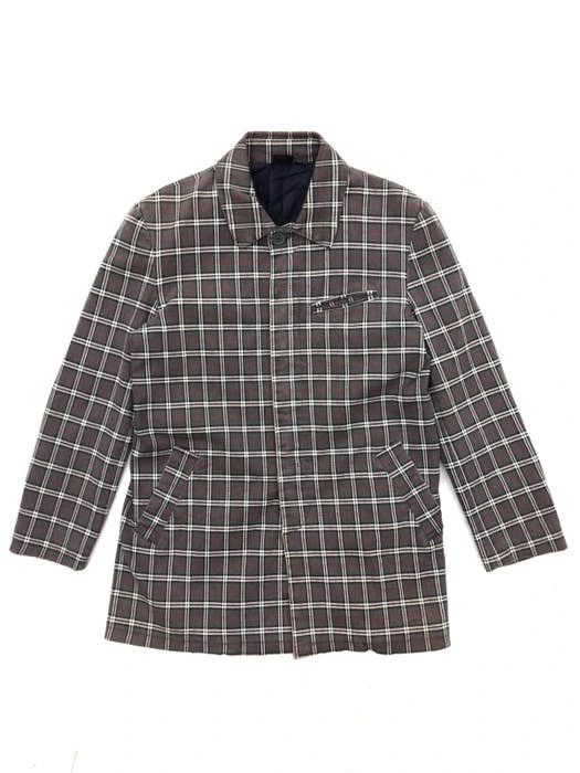 image of Prms Plaid Tartan Inspired Burberry Jacket, Men's (Size Medium)
