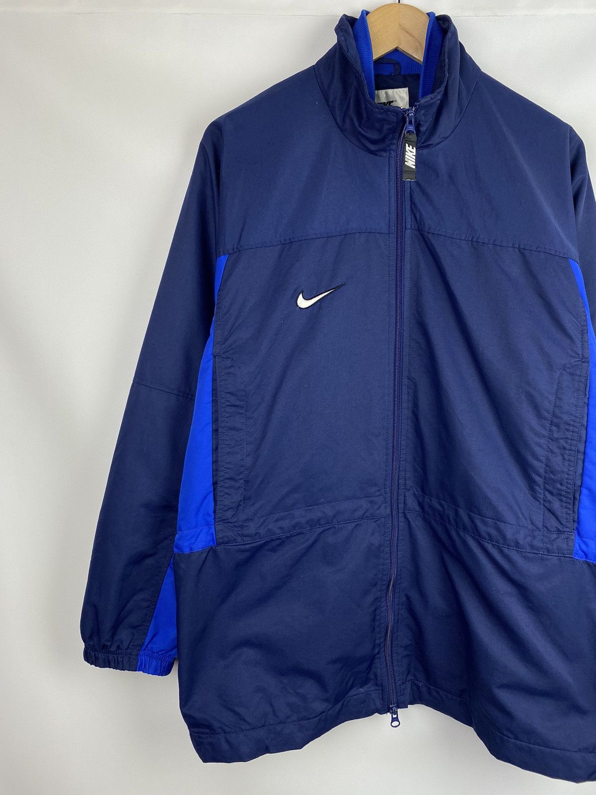 Nike Nike vintage Y2K big swoosh windbreaker jacket size M Size US M / EU 48-50 / 2 - 2 Thumbnail
