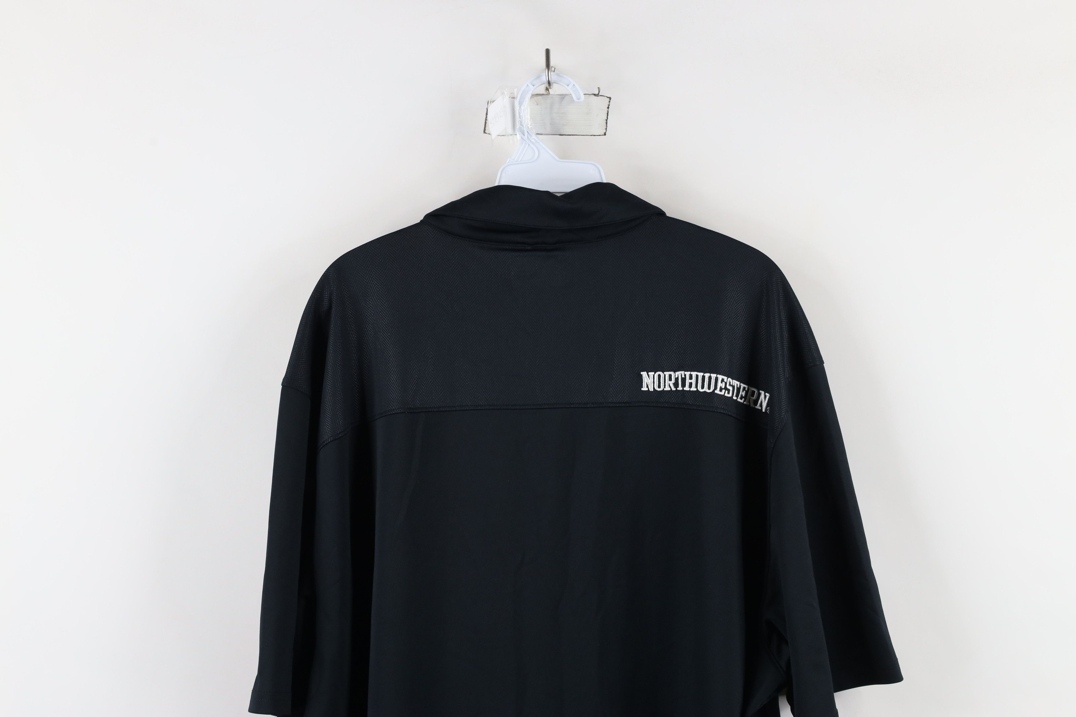 Under Armour × Vintage Under Armour University Collared Golf Polo Shirt Black Size US XXL / EU 58 / 5 - 14 Thumbnail