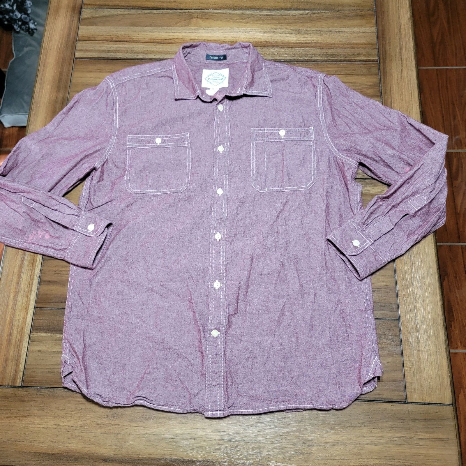 St. Johns Bay St John's Bay Homemade Christmas Classic Santa Shirt - Large Size L / US 10 / IT 46 - 3 Thumbnail