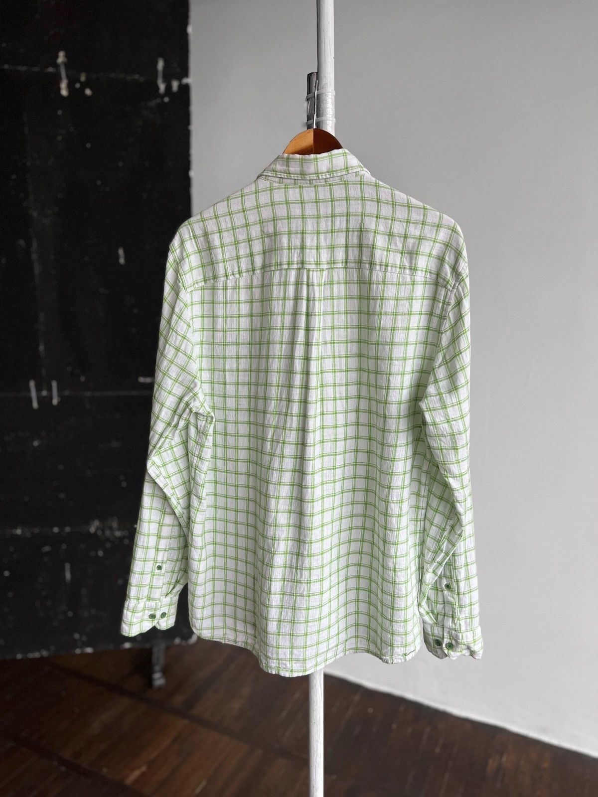 Designer × U.S. Polo Assn. U.S. Polo Assn Yarn Count Mens Checkered Button Down Shirt Size US L / EU 52-54 / 3 - 6 Thumbnail