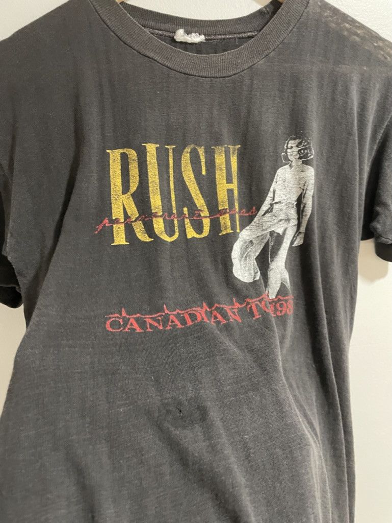 Vintage Vintage Rush 1980 Canadian Tour Band T-Shirt Size US S / EU 44-46 / 1 - 2 Thumbnail