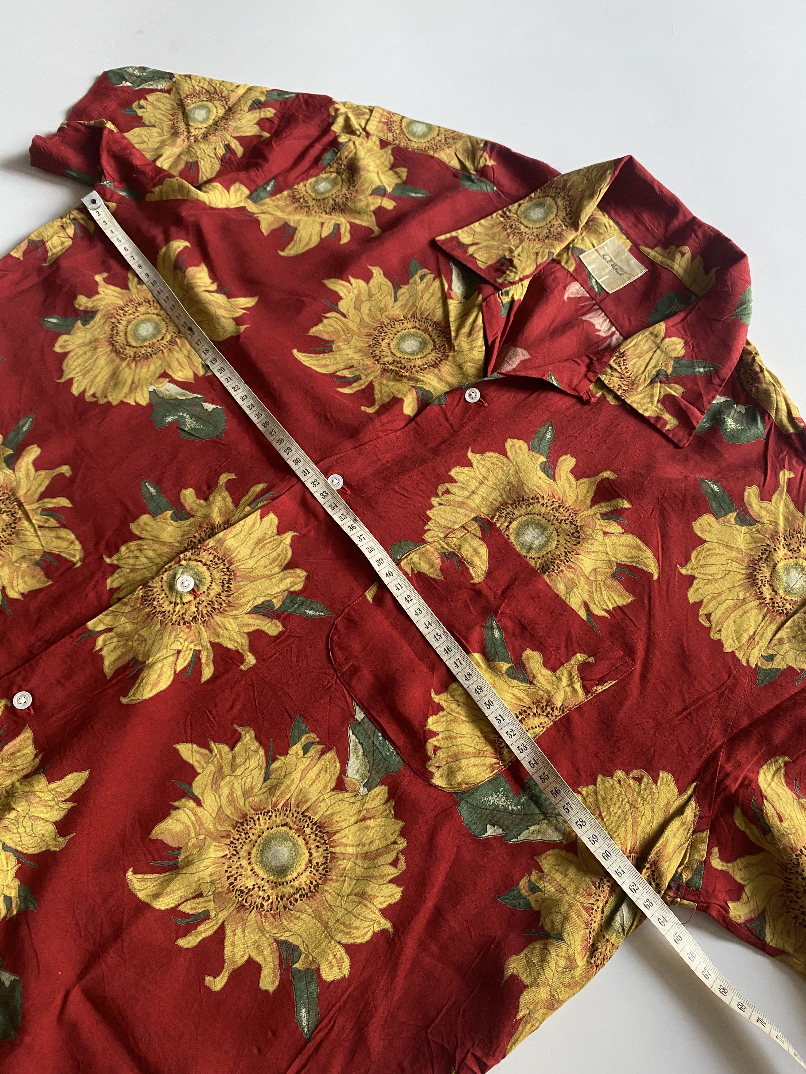 Japanese Brand × Karl Helmut × Vintage Karl Helmut Vintage Flower Shirt Size US L / EU 52-54 / 3 - 3 Thumbnail