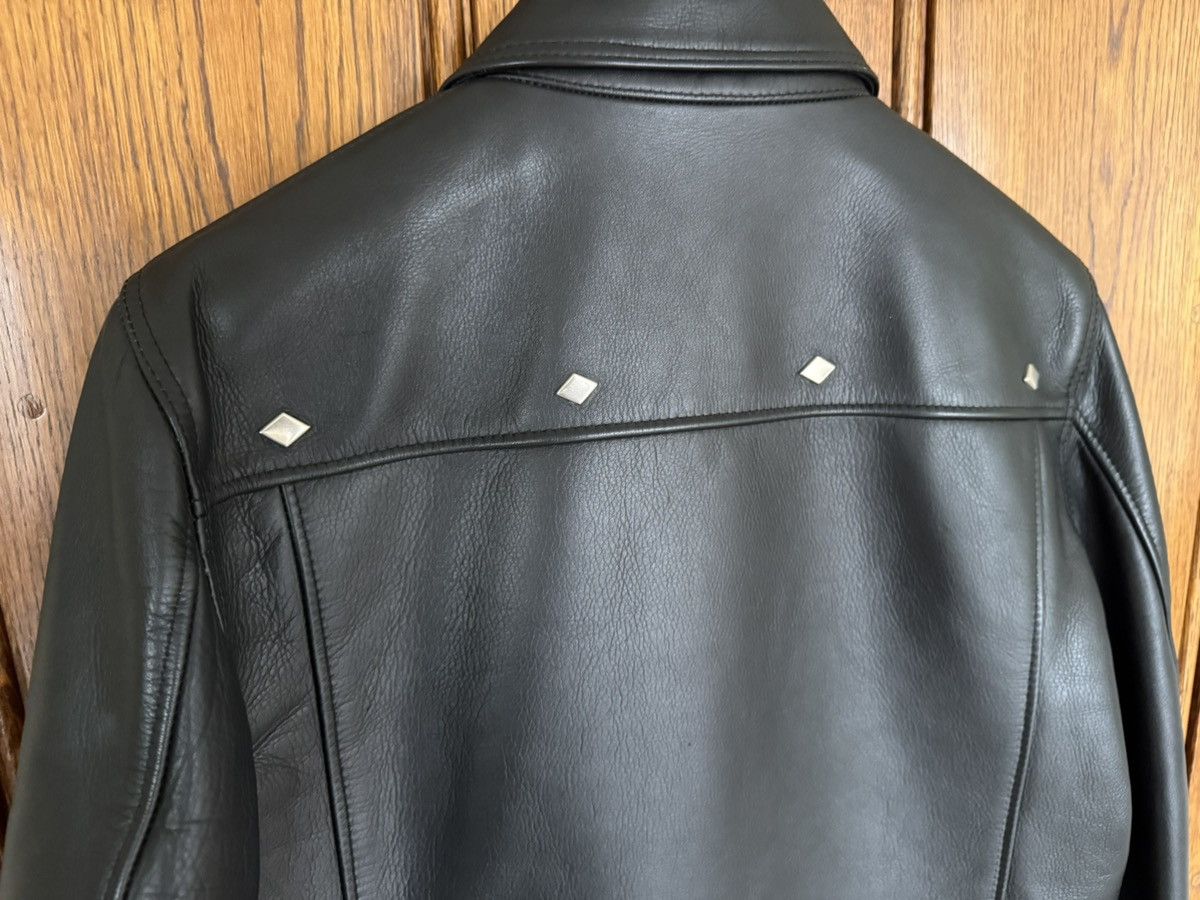 Undercover Grail Undercover leather studded trucker jacket 3 S M biker Size US M / EU 48-50 / 2 - 22 Thumbnail