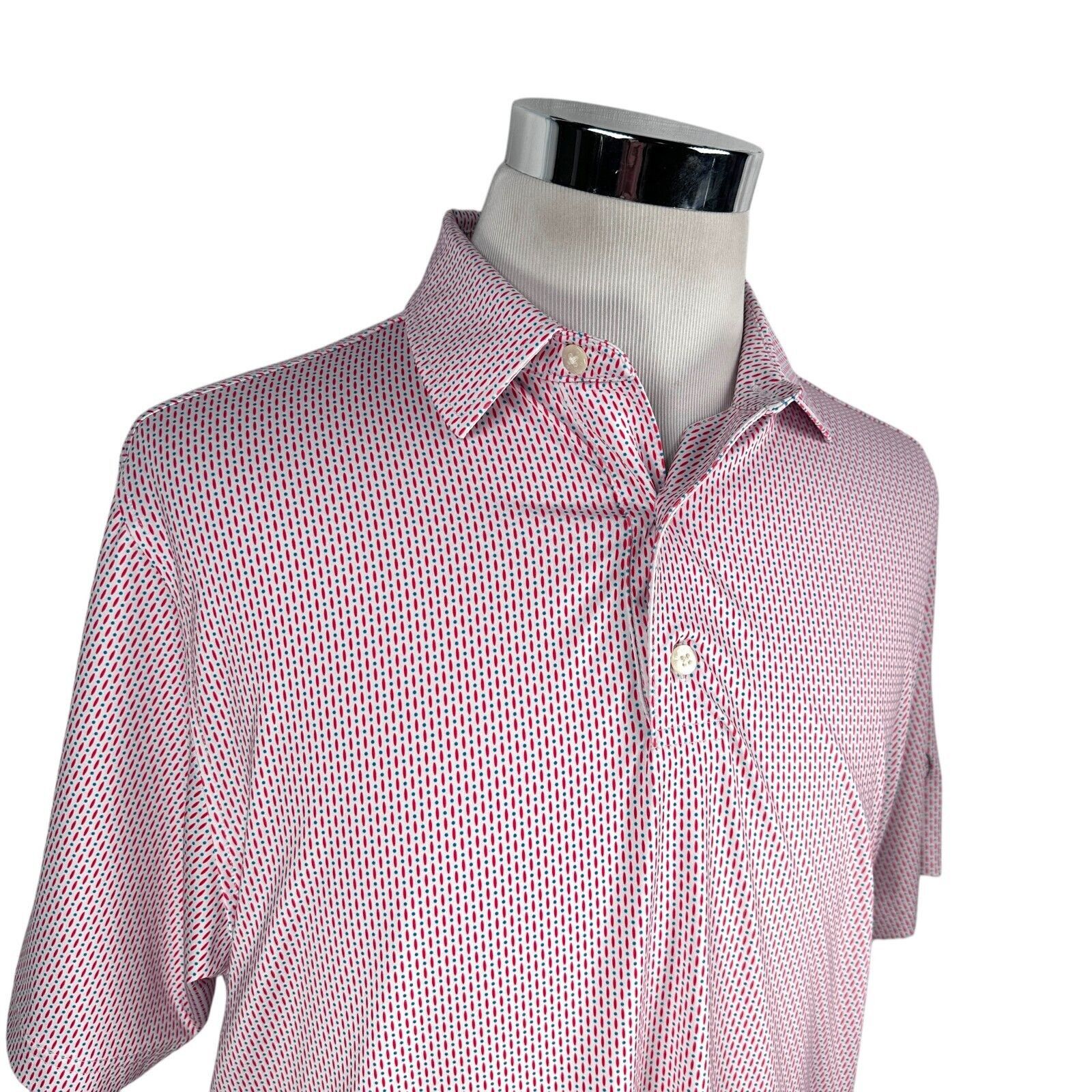 Footjoy FootJoy Polo Shirt Men’s Medium Multi Geometric Stretch Size US M / EU 48-50 / 2 - 2 Thumbnail