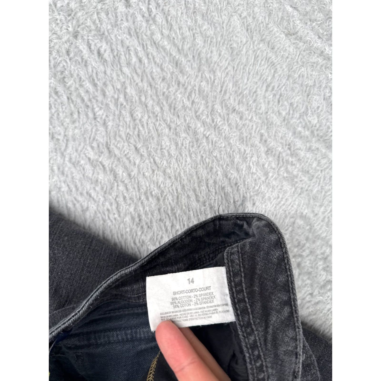 Gloria Vanderbilt Gloria Vanderbilt Jeans Women Bootcut 14 Regular Black Denim Mid Rise 32x28 5-Pocket Stretch Cotton Blend Women Size 36" / US 14 / IT 50 - 7 Thumbnail