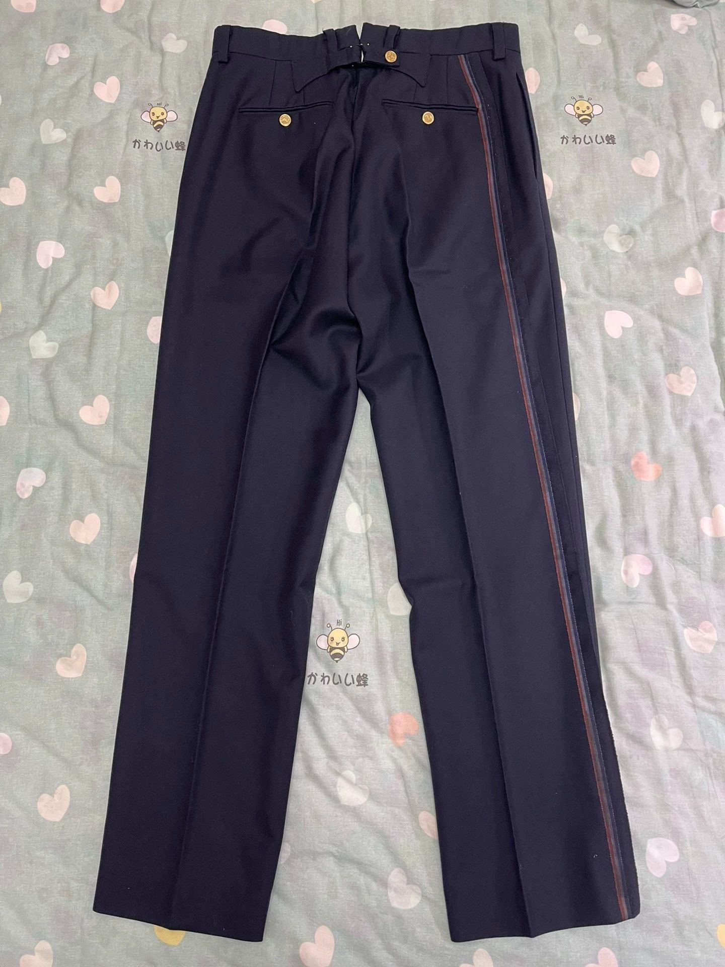 Thom Browne Thom Browne 100% Wool Navy Trousers Size 3 Men's Size US 34 / EU 50 - 3 Thumbnail