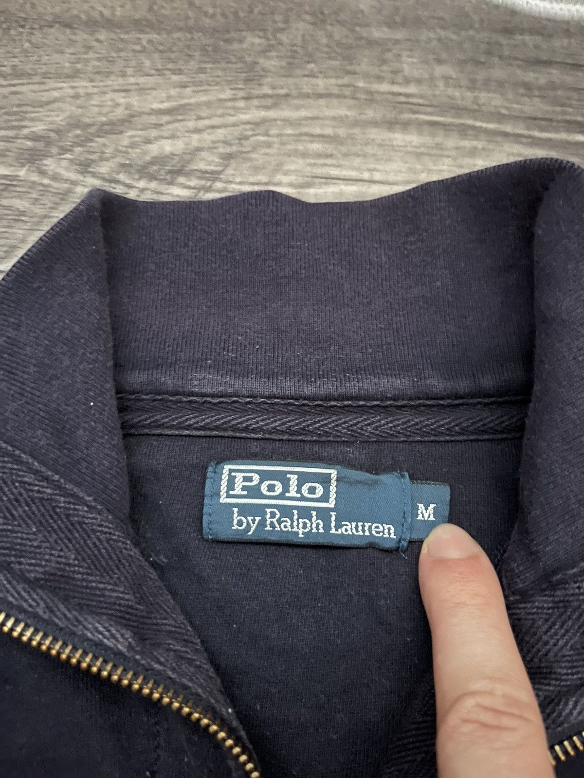 Polo Ralph Lauren Polo Ralph Lauren Full Zip Sweatshirt Y2K Black Size M Size US M / EU 48-50 / 2 - 3 Thumbnail