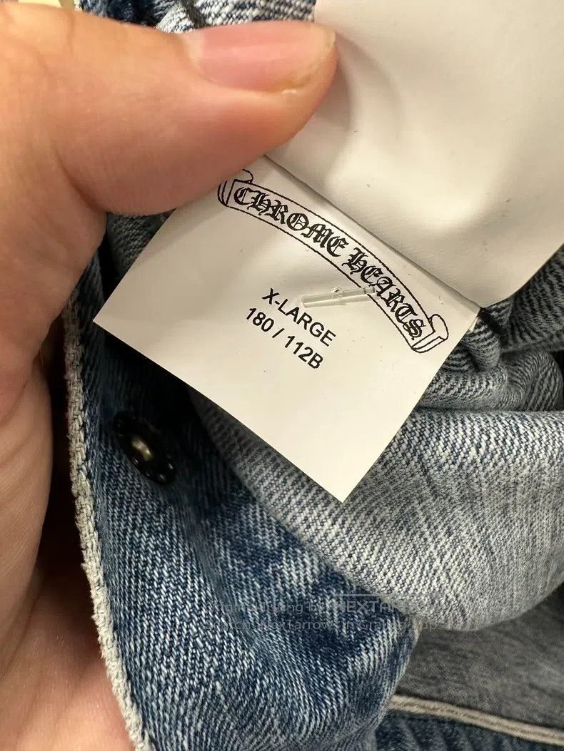 Chrome Hearts CHROME HEARTS Size XL Washed light blue denim jacket Size US XL / EU 56 / 4 - 6 Thumbnail