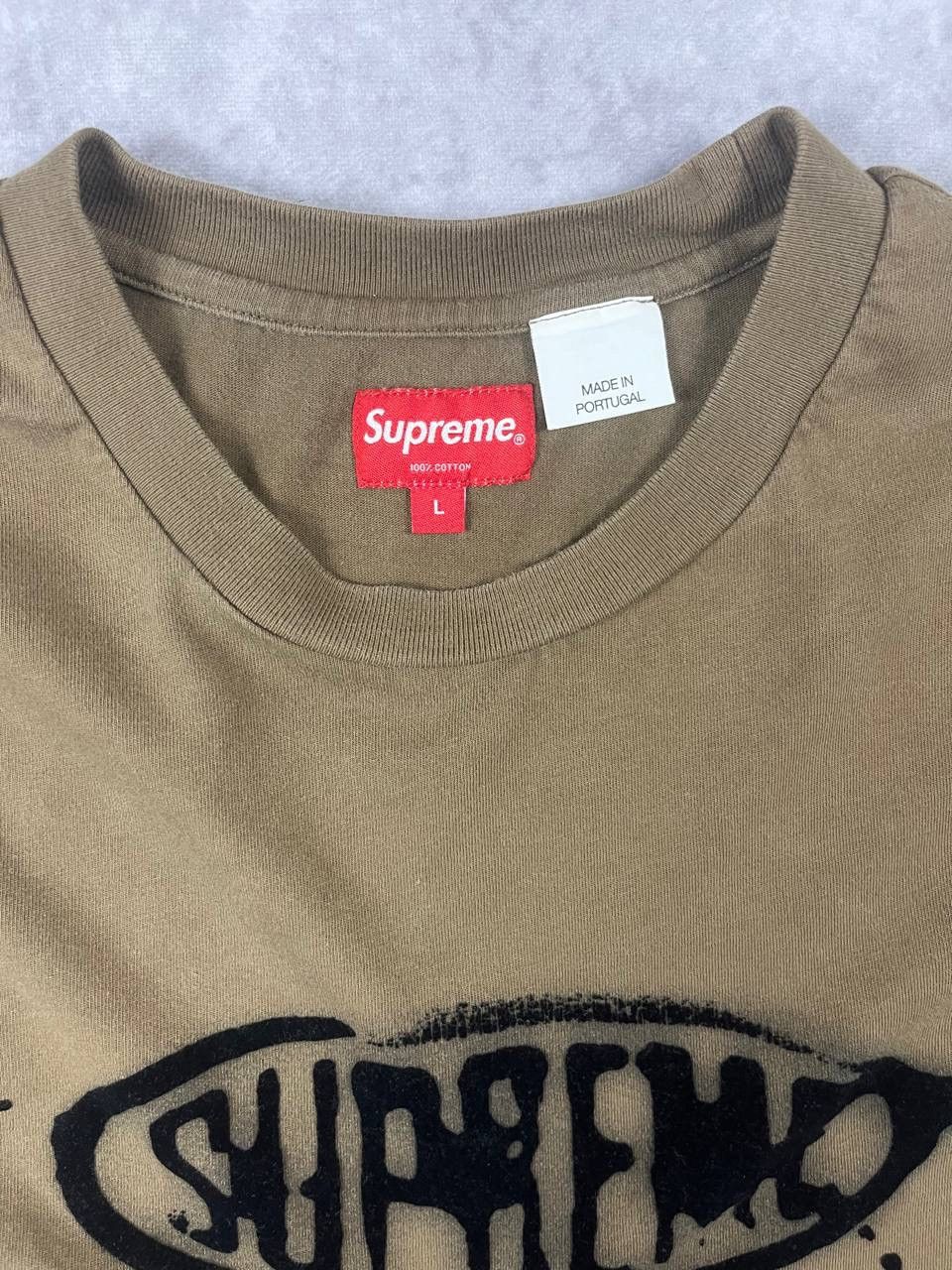 Supreme Supreme Ink Blot Short-Sleeve Top 'Olive Brown' L Size Size US L / EU 52-54 / 3 - 2 Thumbnail