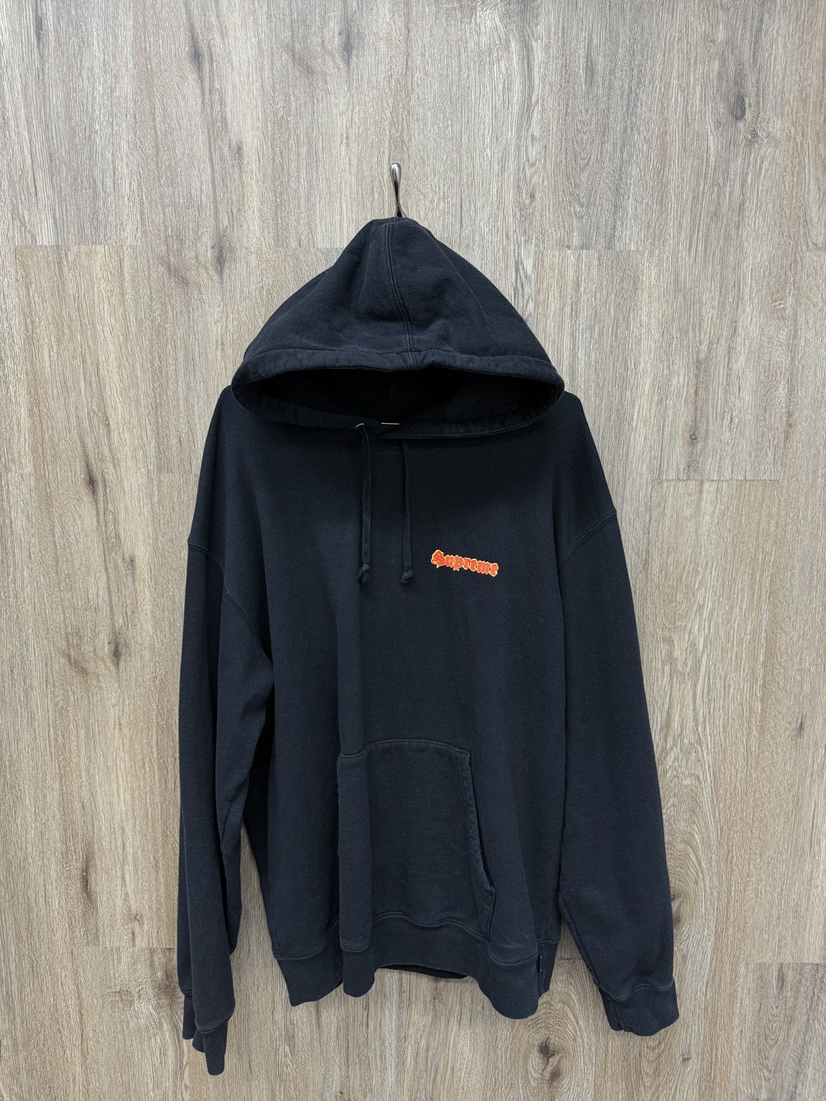Supreme Supreme Black Hoodie Size US XL / EU 56 / 4 - 1 Thumbnail