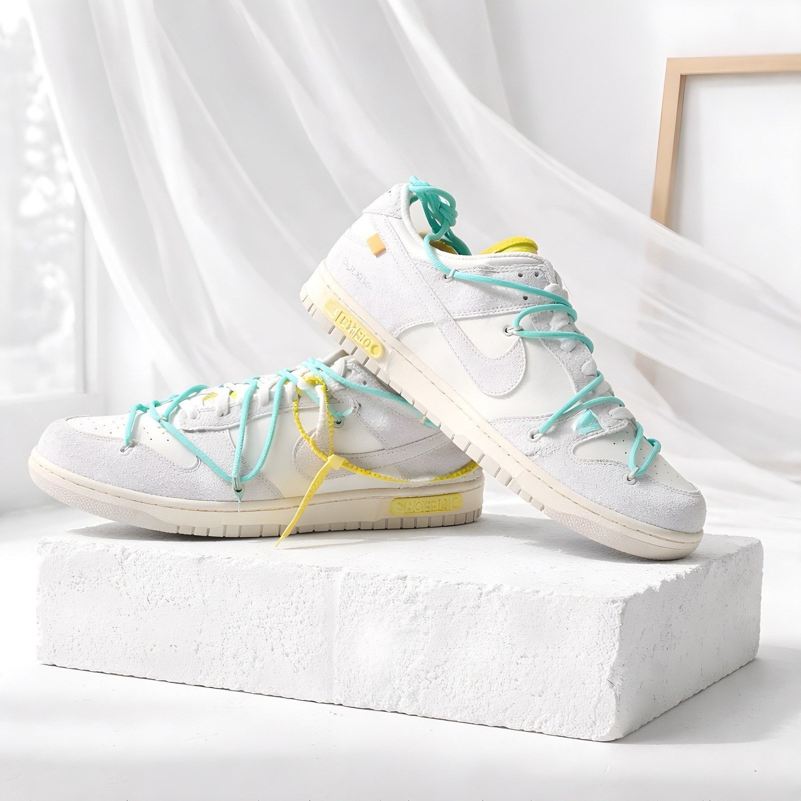 Nike NIKE x OFF WHITE DUNK LOW LOT 14/50 SZ 14 BRAND NEW All OG Size US 14 / EU 47 - 1 Thumbnail
