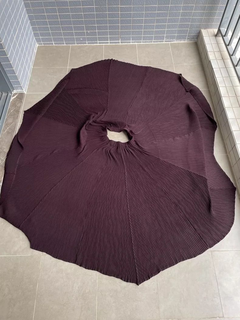 Issey Miyake Issey Miyake size:M Brown main line skirt Size 22" - 6 Thumbnail