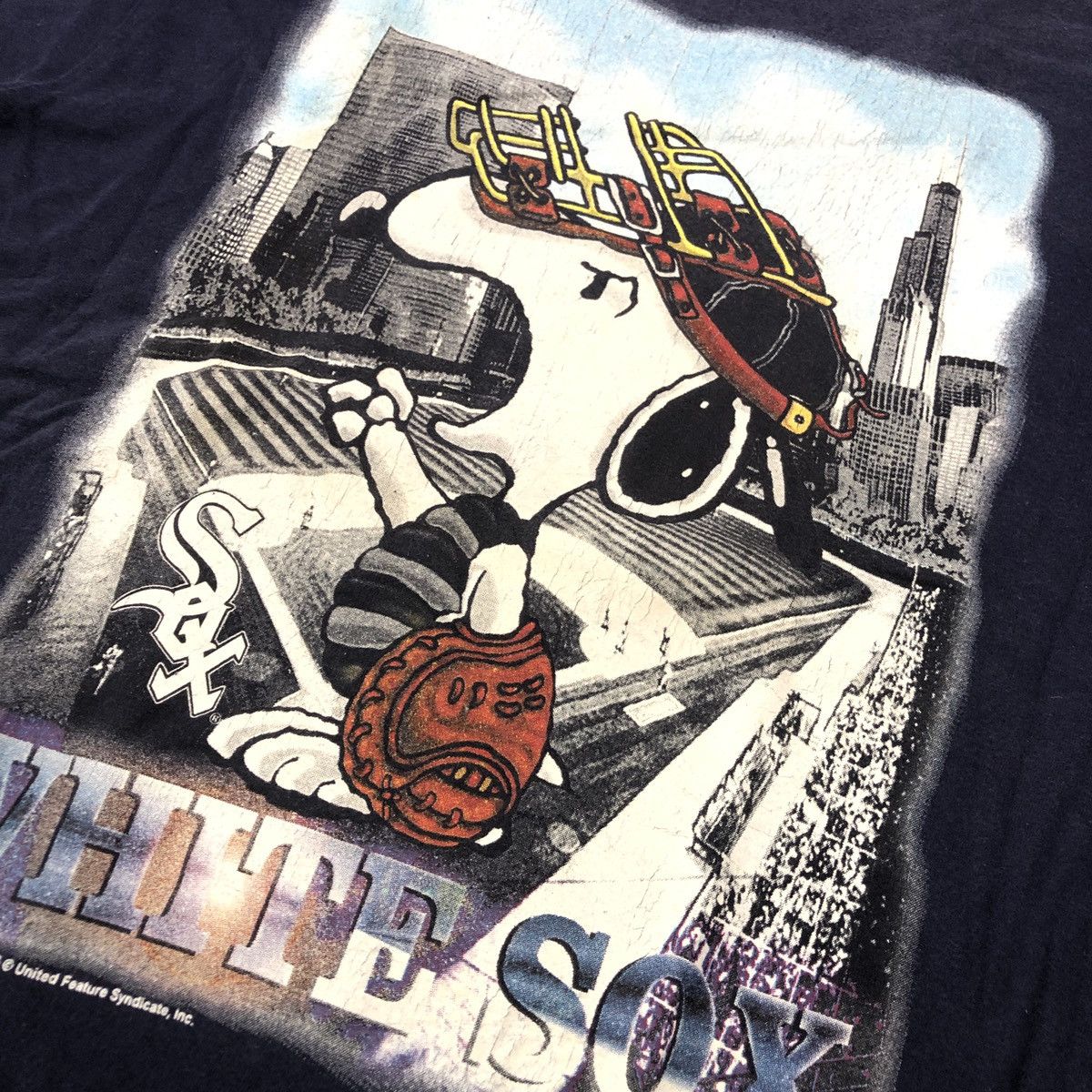 MLB × Sports Specialties × Vintage Vintage White Sox x Snoopy 1995 t-shirt Size US L / EU 52-54 / 3 - 2 Thumbnail