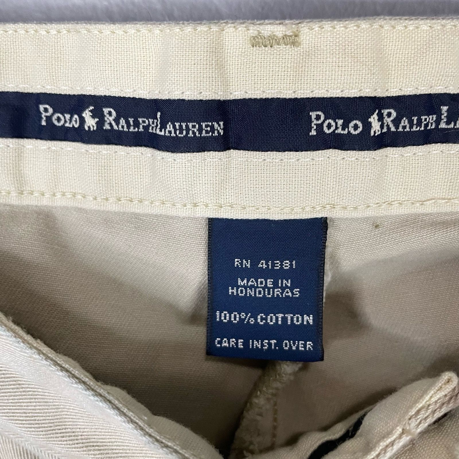 Polo Ralph Lauren Polo Ralph Lauren Khaki Pants 36x34 Mens Chino Rolled Cuff Size US 36 / EU 52 - 5 Thumbnail