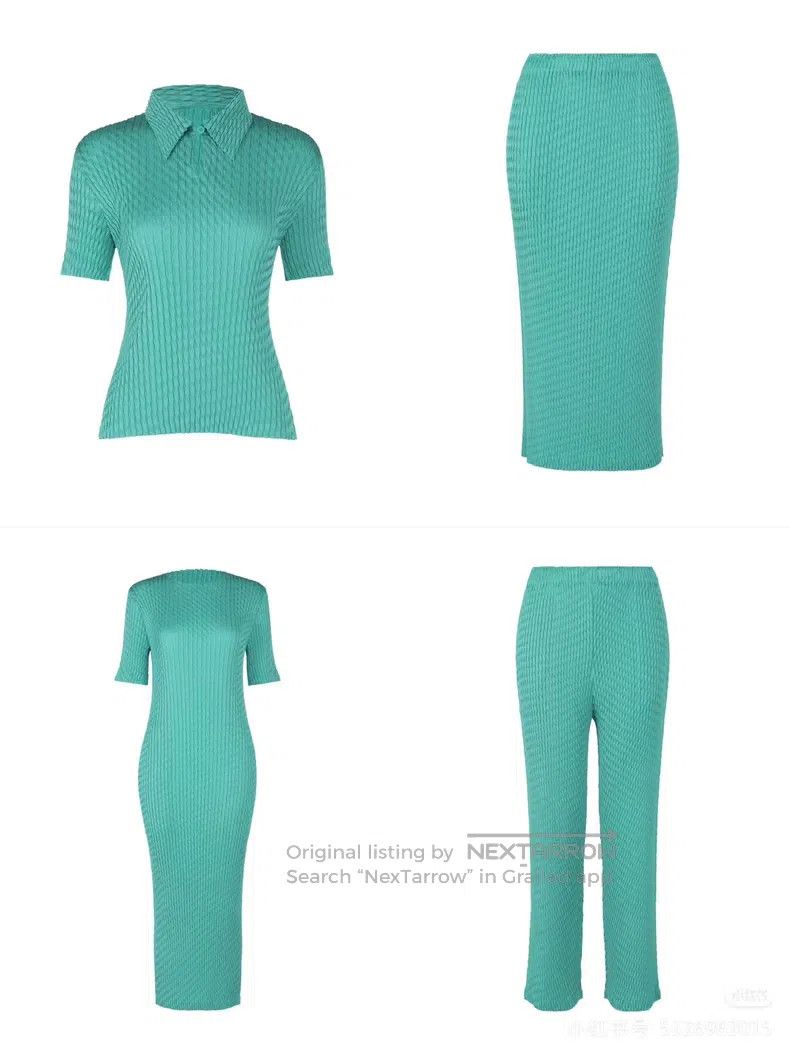 Issey Miyake Issey Miyake Small Fish Scale Collar Top Size S / US 4 / IT 40 - 2 Thumbnail