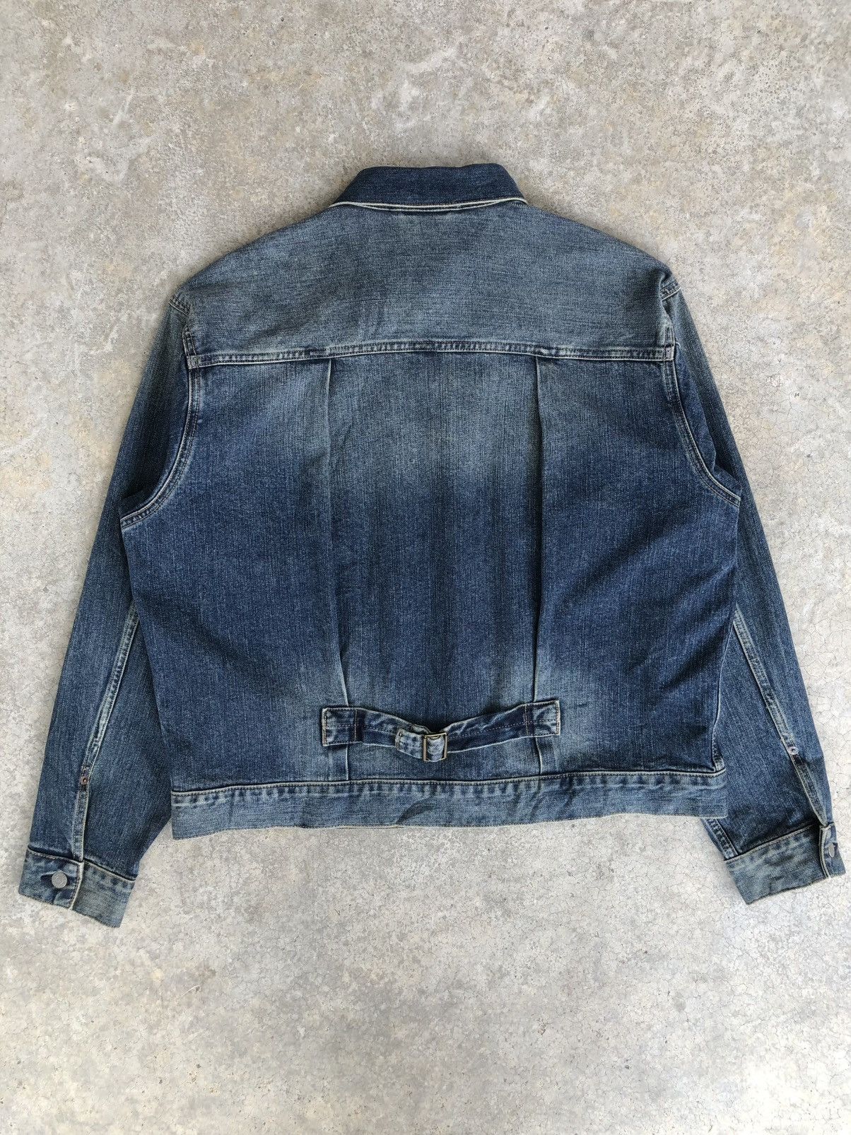 Japanese Brand Type 2 Japanese GU Distressed Denim Size US L / EU 52-54 / 3 - 2 Thumbnail