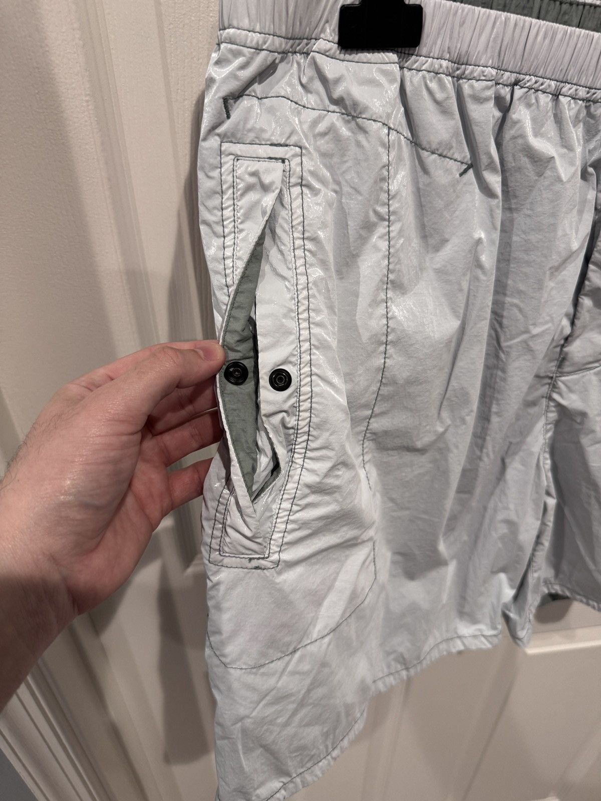 Stone Island Stone Island White Polyamide Shorts Type CO Sz 38 fits 35-38 Size US 36 / EU 52 - 5 Thumbnail
