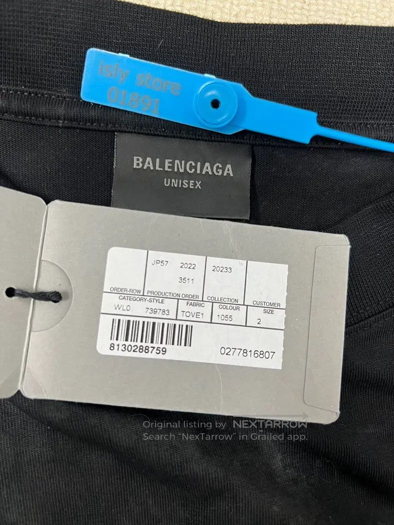 Balenciaga Balenciaga Sanskrit logo long sleeve Size US M / EU 48-50 / 2 - 4 Thumbnail